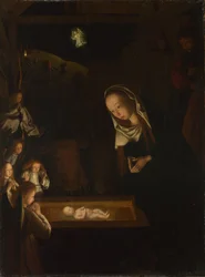 Die Geburt Christi bei Nacht